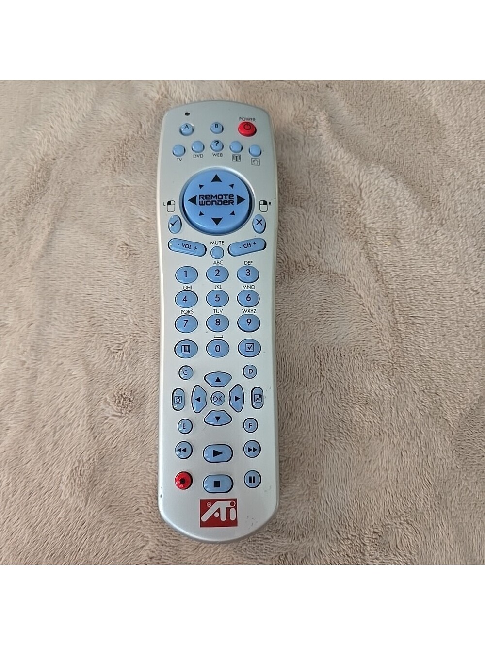 OEM Genuine Original ATI Remote Wonder 5000023600 RF Remote Control - TESTED ~